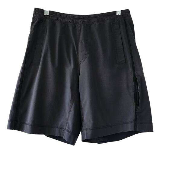 Lululemon Pace Breaker Shorts Men's Medium Black 9” Lined Performance Athleisure - Picture 1 of 8